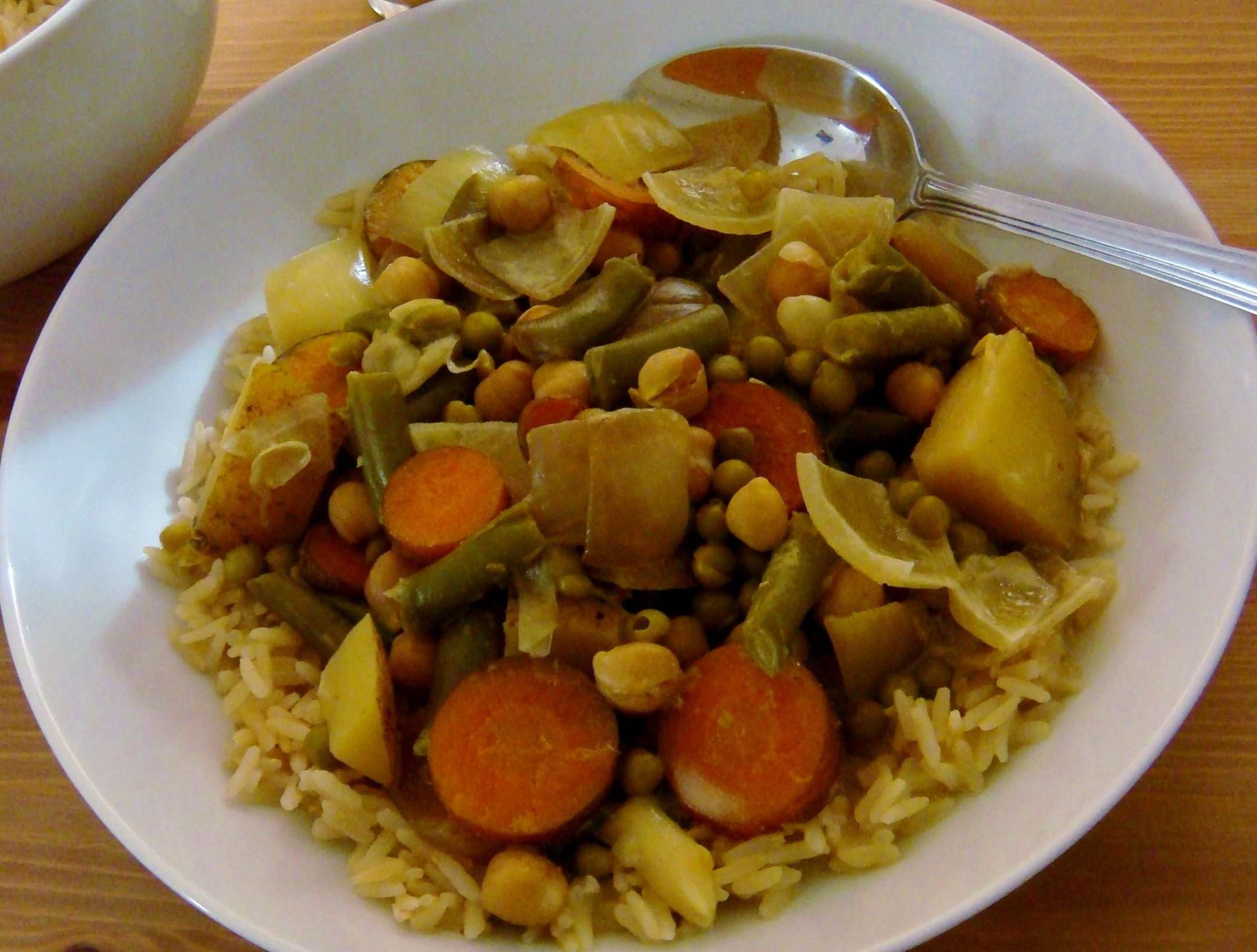 Chickpea curry slowcooker option