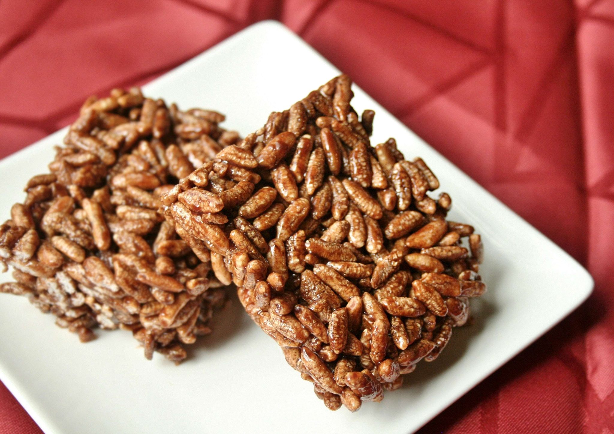 Chocolate Puffed Rice squares